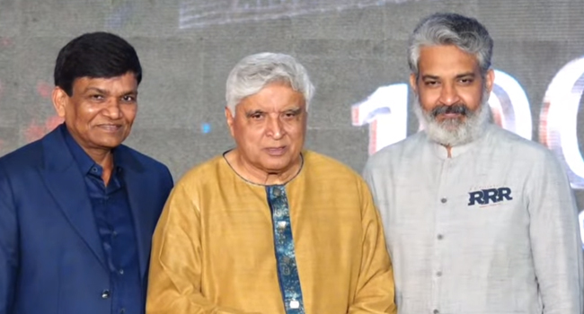 Javed Rrr Jogi రాజమౌళి చరిత్ర సృష్టించారు: జావేద్ అక్తర్ | Javed aktar about ...