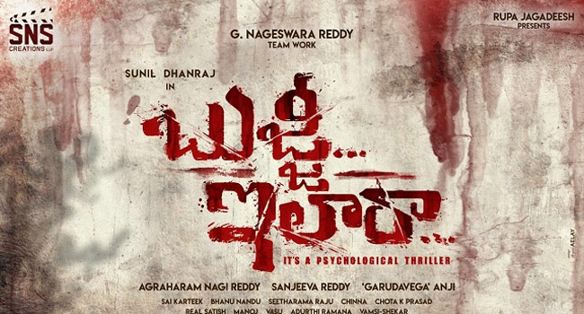 సునీల్ - ధన్రాజ్ల 'బుజ్జి ఇలా రా' టైటిల్ లోగో విడుదల