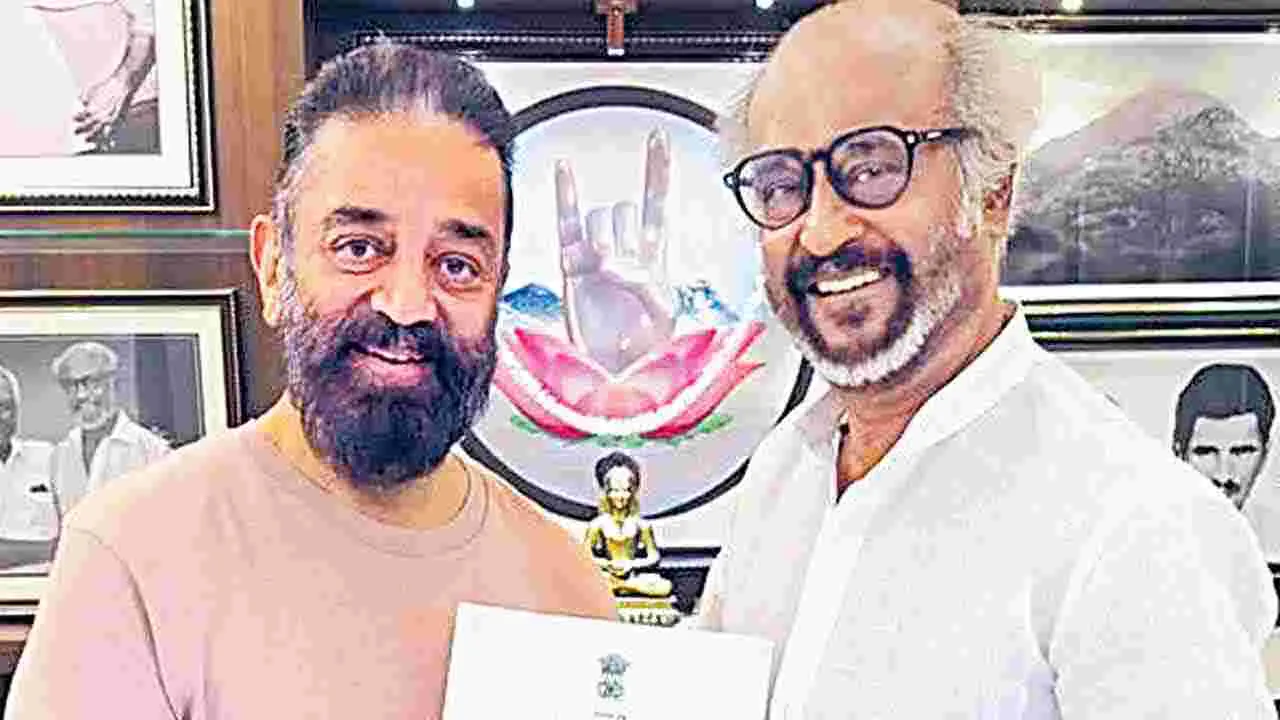 Kamal Haasan: రజనీని కలసిన కమల్‌