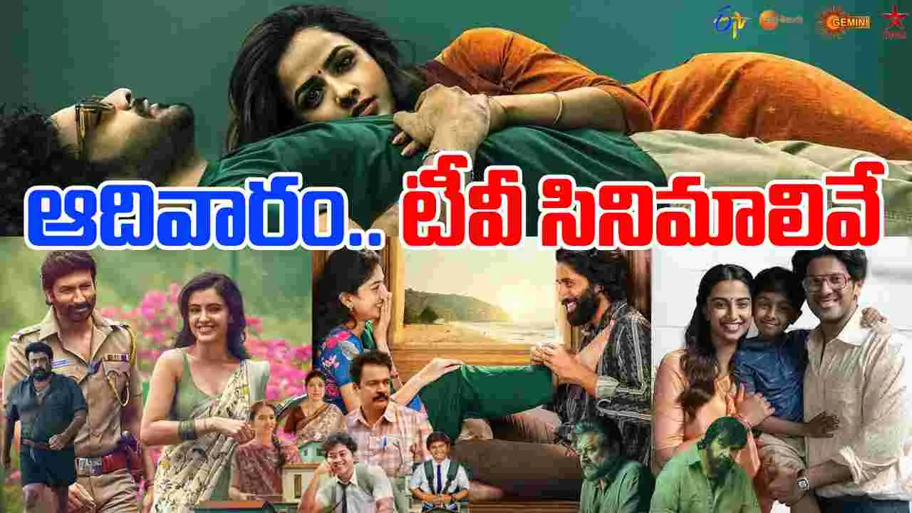 Sunday Tv Movies: ఆదివారం ,ఆగ‌స్టు 17.. తెలుగు టీవీ ఛాన‌ళ్ల‌లో ప్ర‌సార‌మ‌య్యే సినిమాలివే