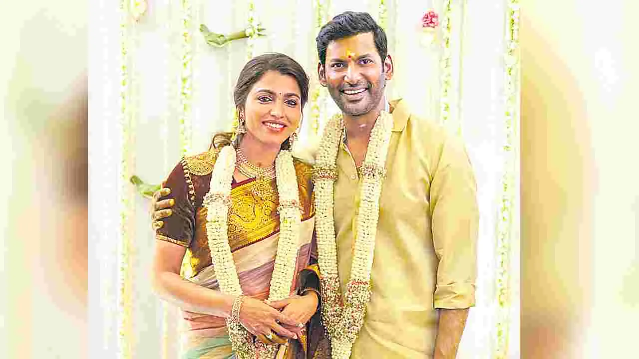 Actor Vishal Gets Engaged: విశాల్‌ ధన్సిక నిశ్చితార్థం