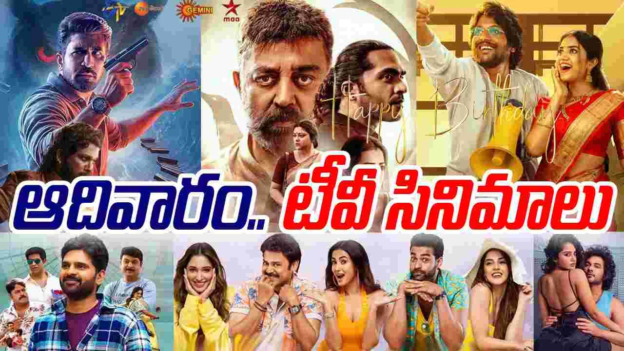 Sunday Tv Movies: ఆదివారం, Nov 09.. తెలుగు టీవీ ఛాన‌ళ్లలో ప్ర‌సార‌మ‌య్యే సినిమాలు