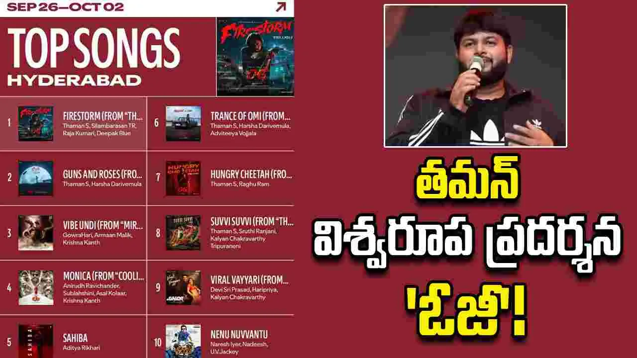 OG Songs: త‌మ‌న్ రేర్ రికార్డ్.. 2025 టాప్‌లో ఓజీ సాంగ్స్‌