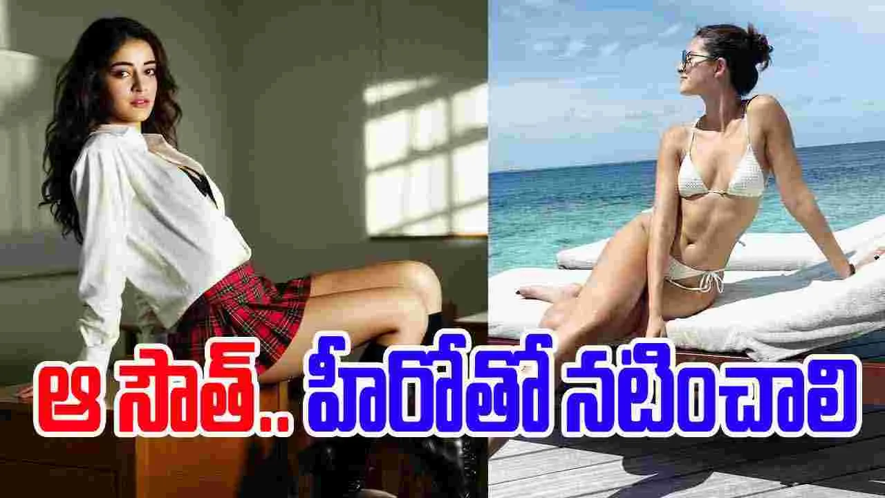 Ananya Pandey: ఆ సౌత్.. హీరోతో న‌టించాలని ఉంది