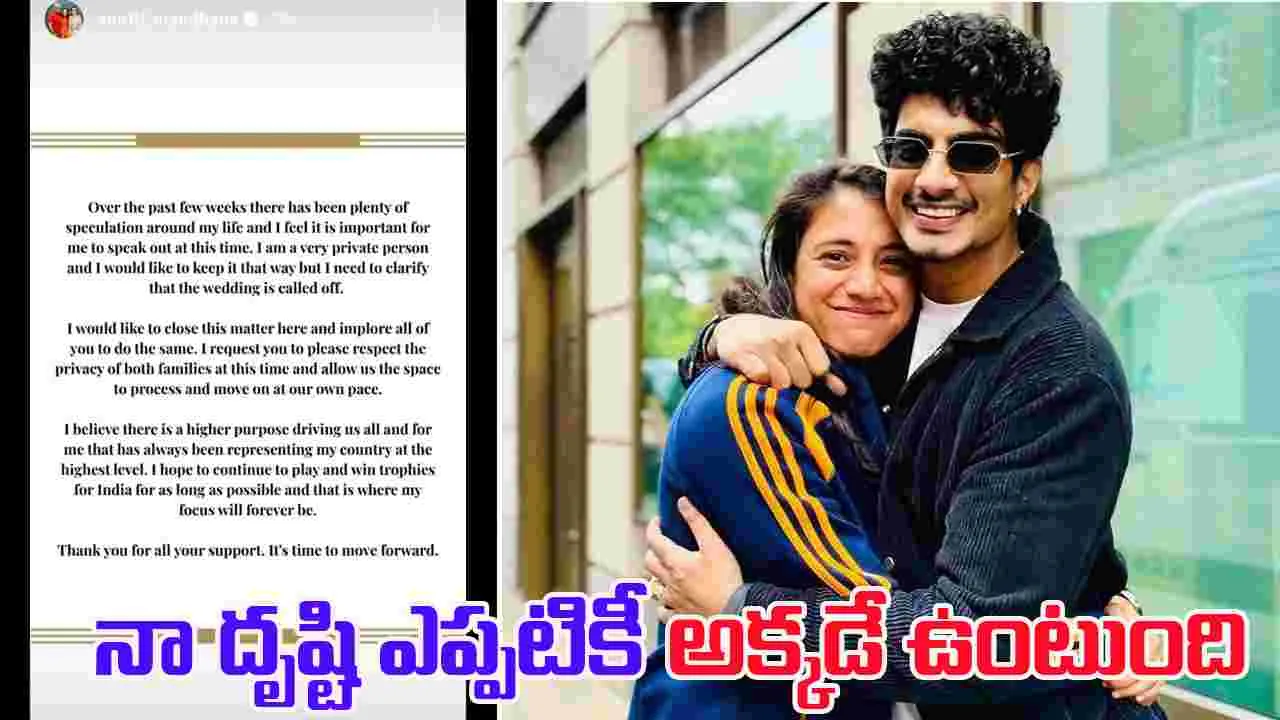 Smriti Mandhana: నా పెళ్లి ఆగిపోయింది.. దయచేసి ఇక వదిలేయండి