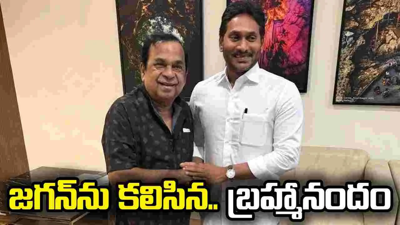 మాజీ సీఎం జ‌గ‌న్‌ను క‌లిసిన బ్రహ్మానందం! ఫొటో వైర‌ల్‌