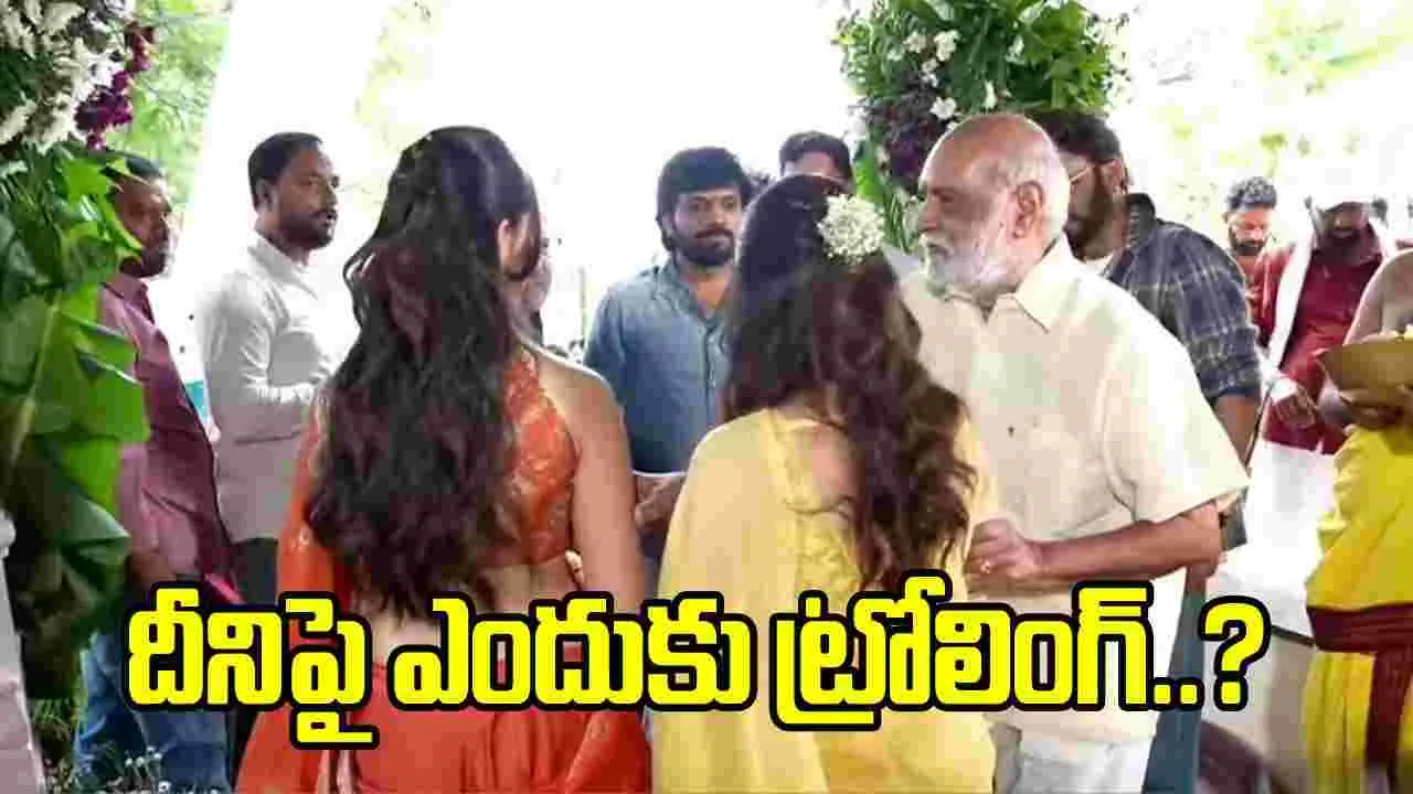 హీరోయిన్లను అలా లాగుతున్నాడేంటి? దర్శకేంద్రుడి పై మరోసారి విమర్శలు