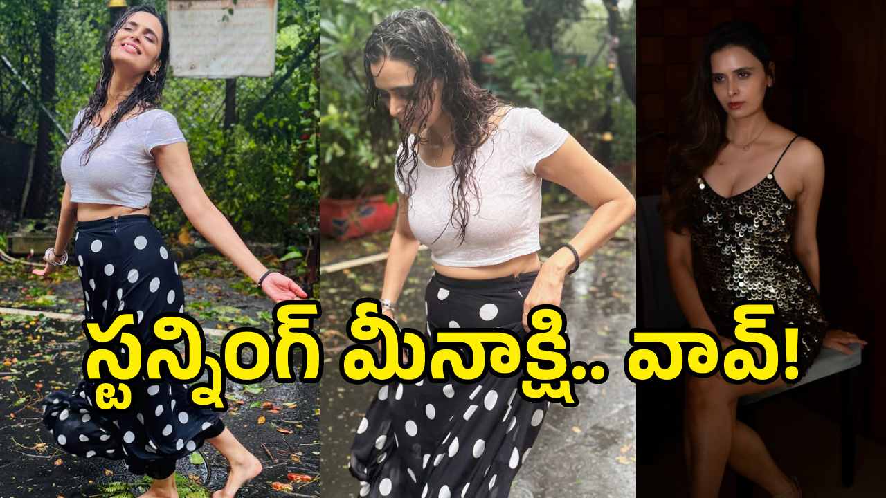 తడి తడి అందాలతో మీనాక్షి దీక్షిత్‌.. ఫొటోలు వైరల్
