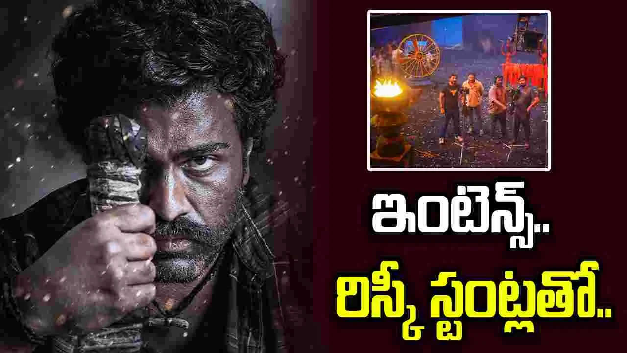 Bhogi: భారీ సెట్‌.. హై ఆక్టేవ్ యాక్షన్ క్లైమాక్స్ చిత్రీకరణలో 