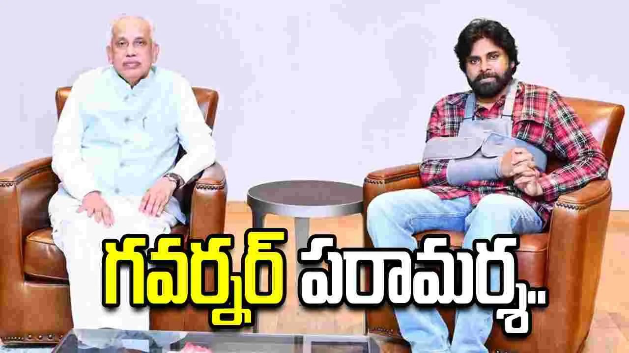 Pawan Kalyan: పవన్ కళ్యాణ్ ను కలిసిన గవర్నర్.. లైబ్రరీని చూసి ఫిదా 