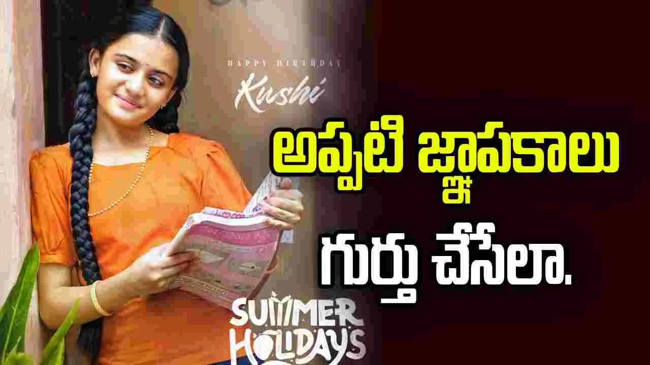 Summer holidays: 'మన శంకర వరప్రసాద్ గారు'  ఫేమ్  ఖుషి కీలక పాత్రలో...