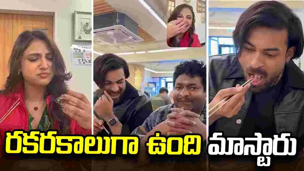 కొరియన్ ఫుడ్‌తో ఇబ్బందిపడ్డ వరుణ్ తేజ్.. నవ్వులు పూయిస్తున్న వీడియో   