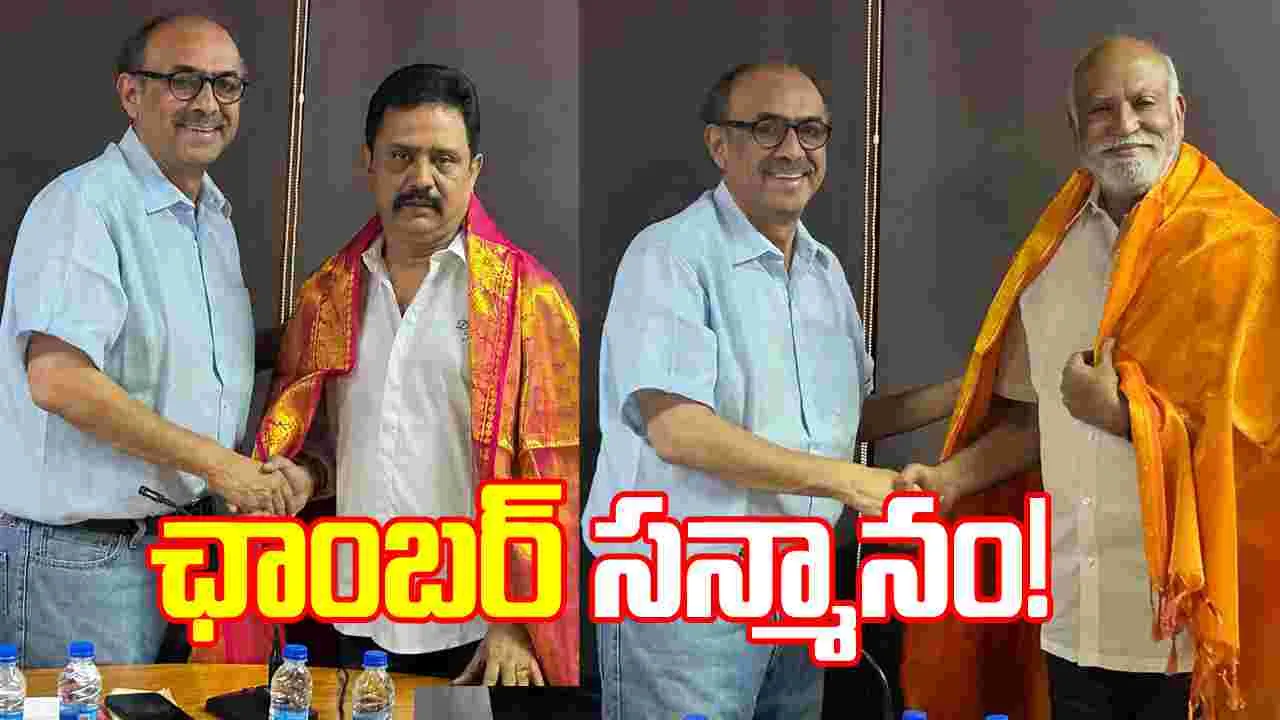 ఎ.పి.ఎఫ్.డి.సి. ఛైర్మన్‌కు ఛాంబర్ సత్కారం!
