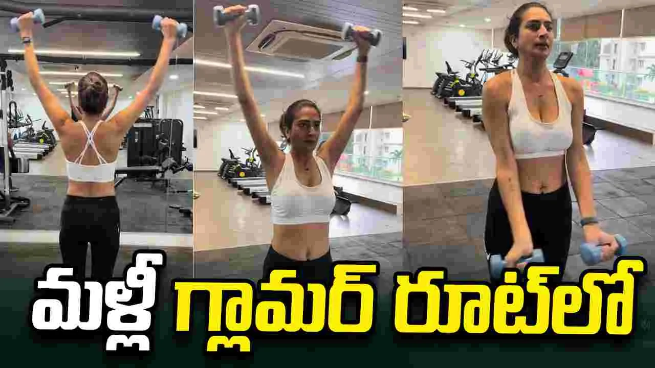 జిమ్ లో హాట్ హాట్ వర్కౌట్స్.. మళ్లీ రాబోతుందా