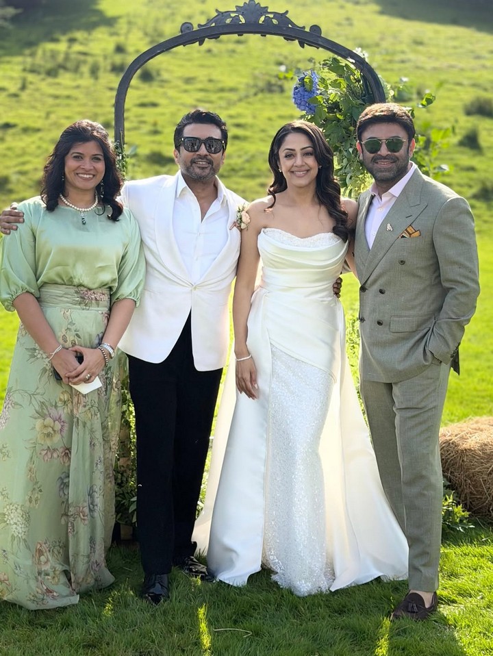 వివాహ బంధానికి 20 ఏళ్లు.. సూర్య, జ్యోతిక మళ్లీ పెళ్లి.. ఫొటోలు చూశారా