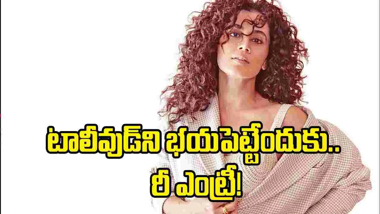 హారర్ మూవీతో తాప్సీ టాలీవుడ్ రీ-ఎంట్రీ.. దర్శకుడెవరంటే